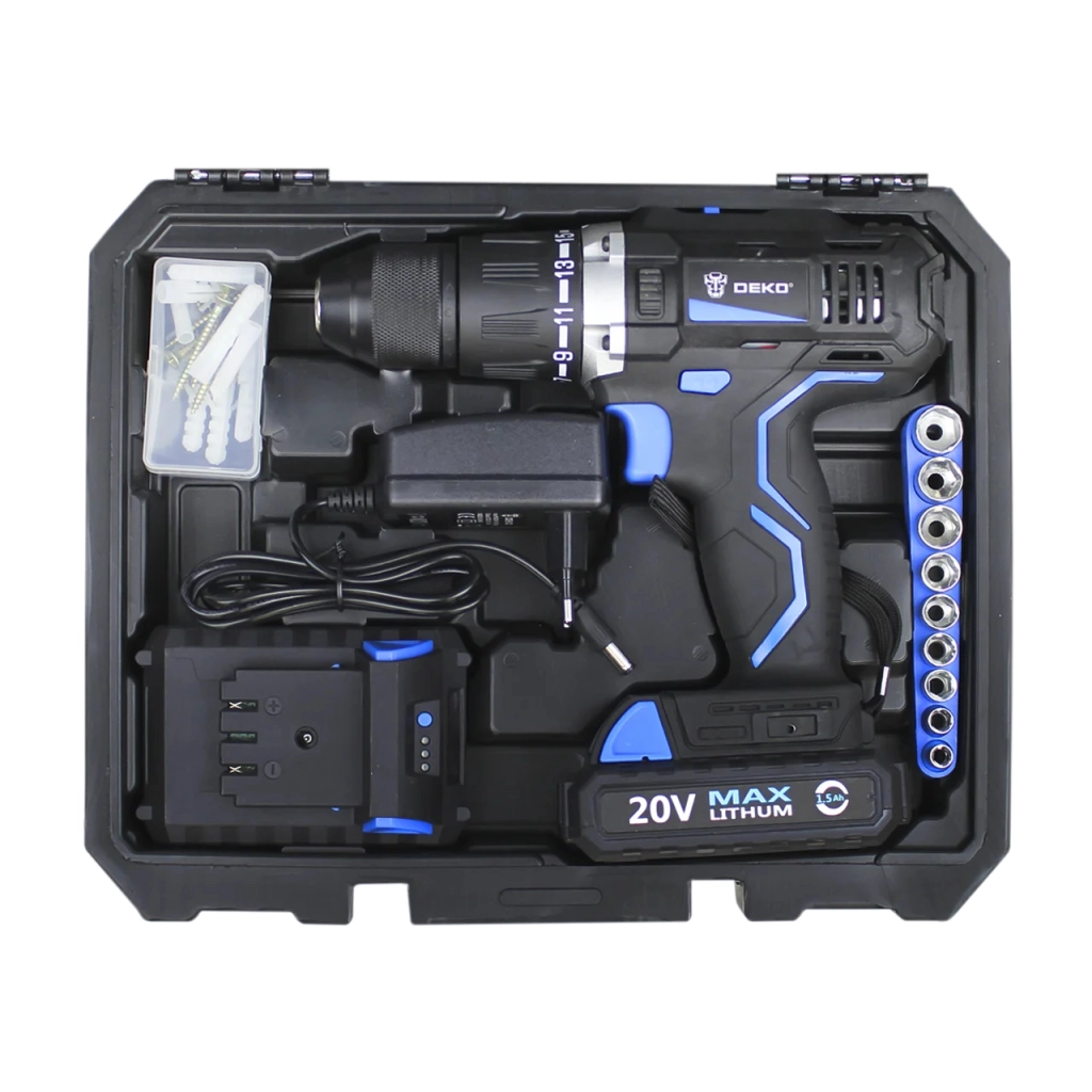 Шуруповерт Deko GCD20DU3-S3 - зображення 7