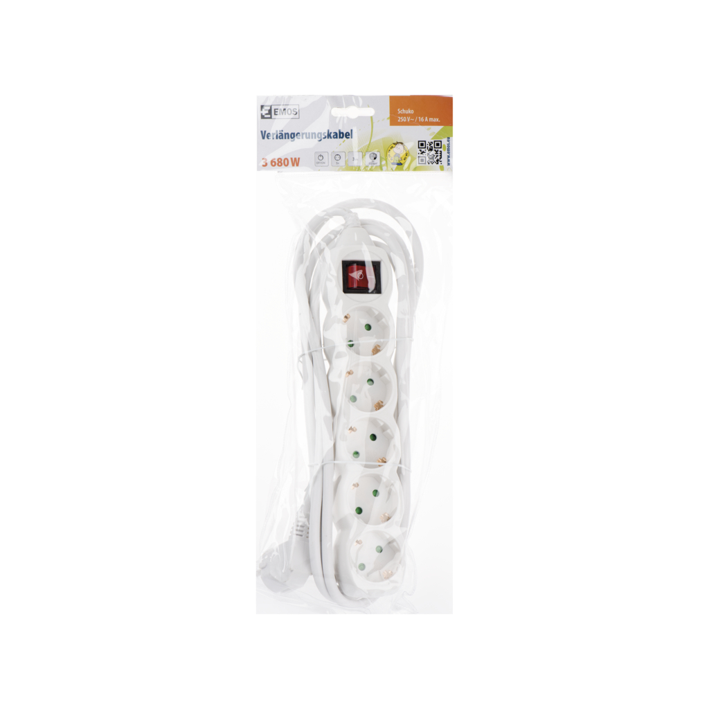 Мережевий подовжувач EMOS PC1523R (P1523R) - зображення 4