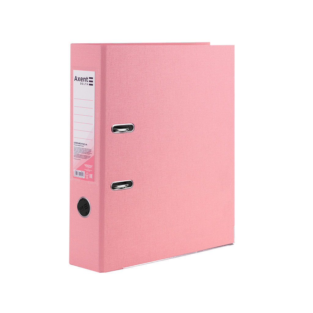 Папка - реєстратор Axent Pastelini А4+ одностороння 7.5 cм Рожева (D1714-10C) - изображение 1