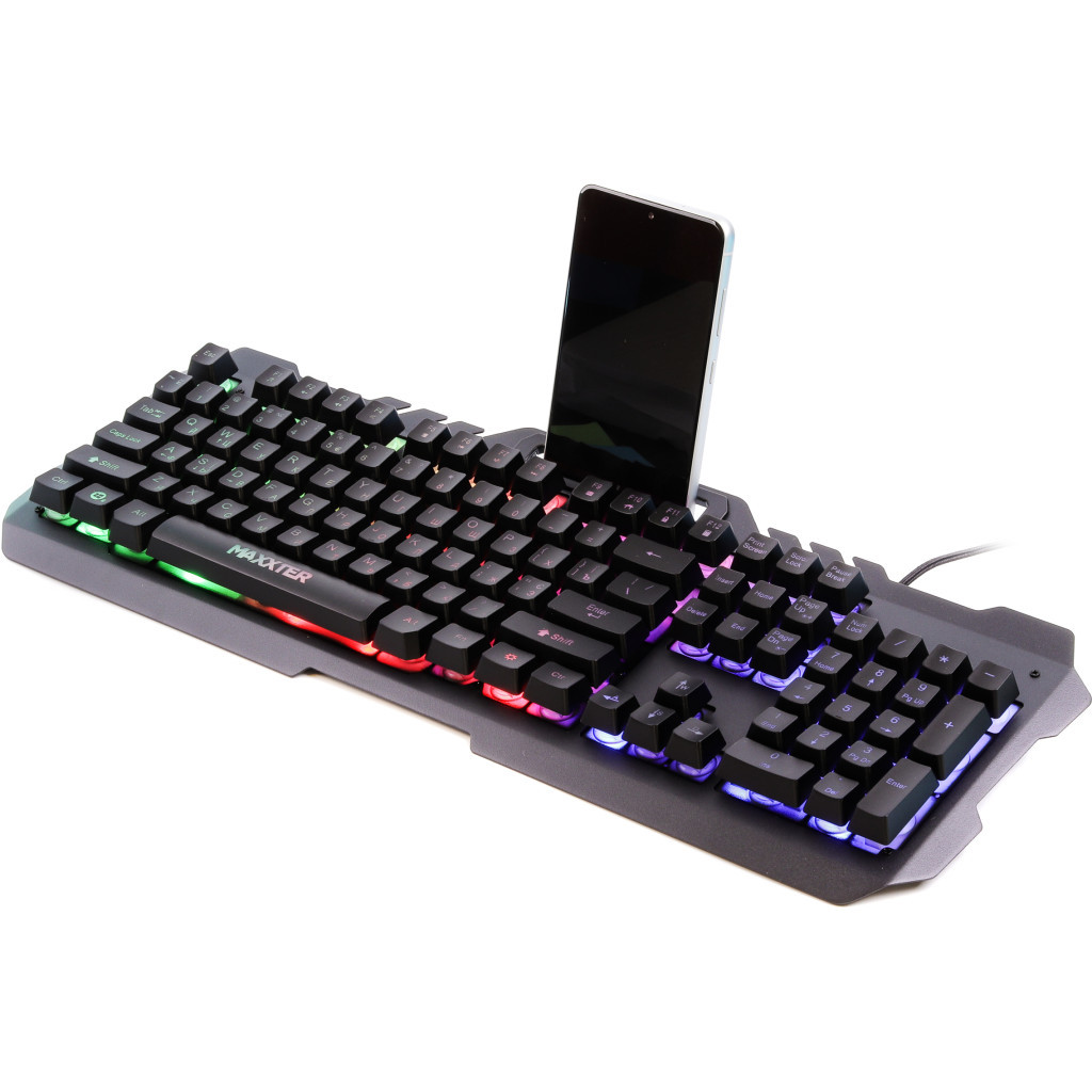 Клавіатура Maxxter KBG-UML-01-UA USB Black (KBG-UML-01-UA) - зображення 4