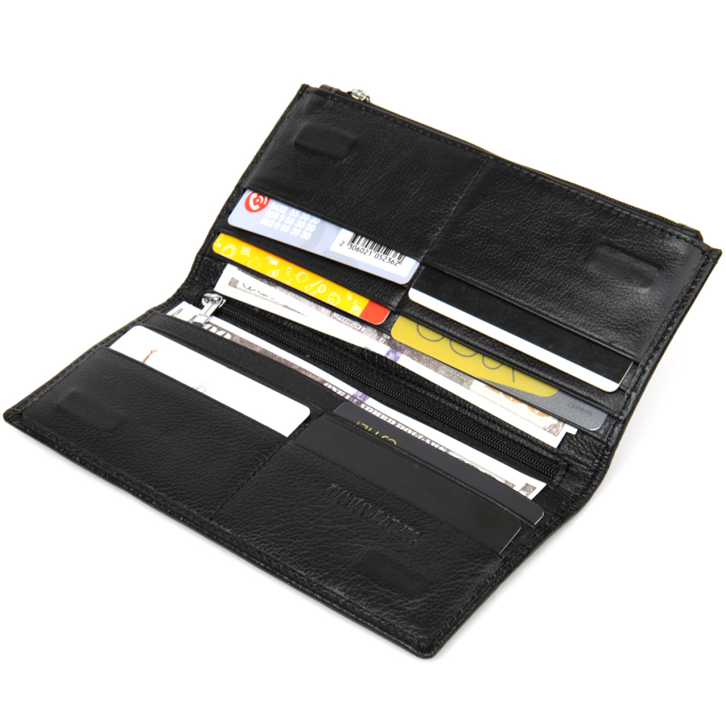 Гаманець ST Leather Шкіряний Чорний (19378) - зображення 5