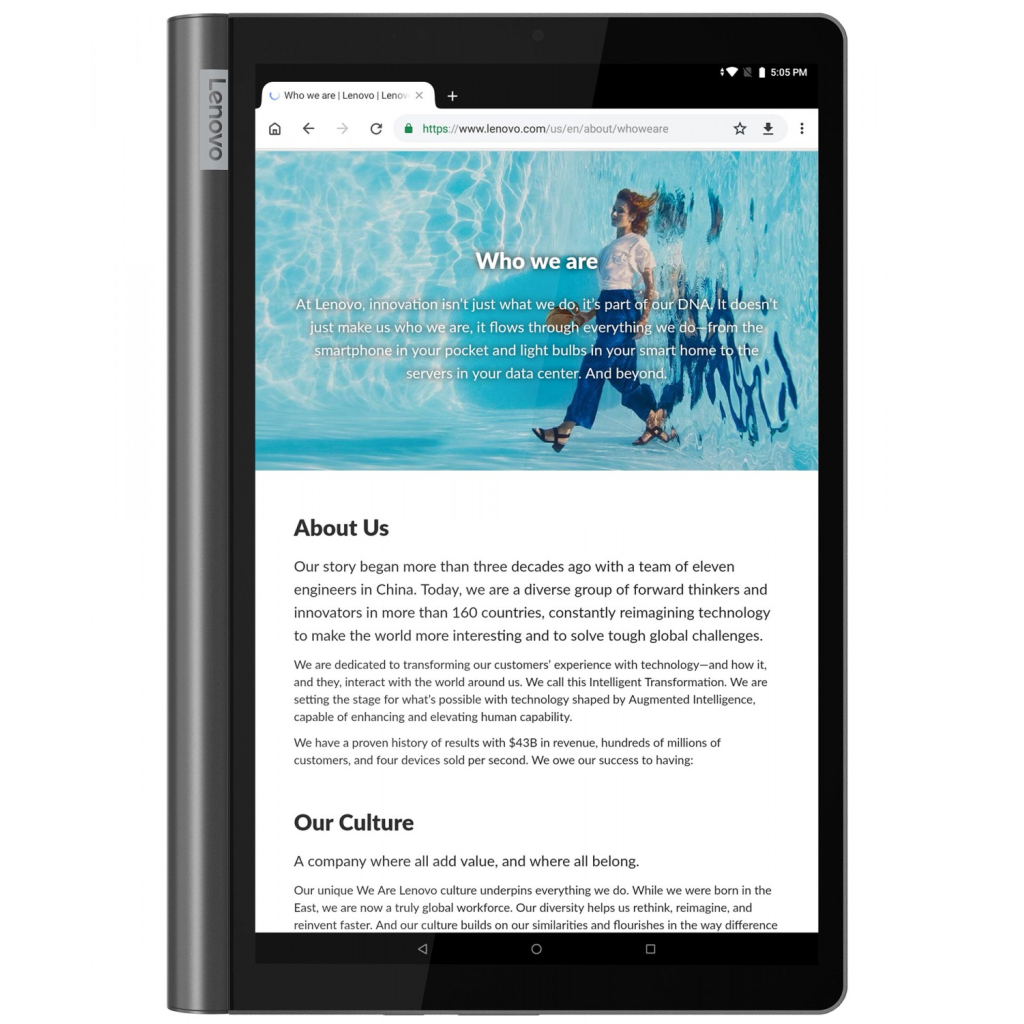 Планшет Lenovo Yoga Smart Tab 4/64 WiFi Iron Grey (ZA3V0040UA) - зображення 8