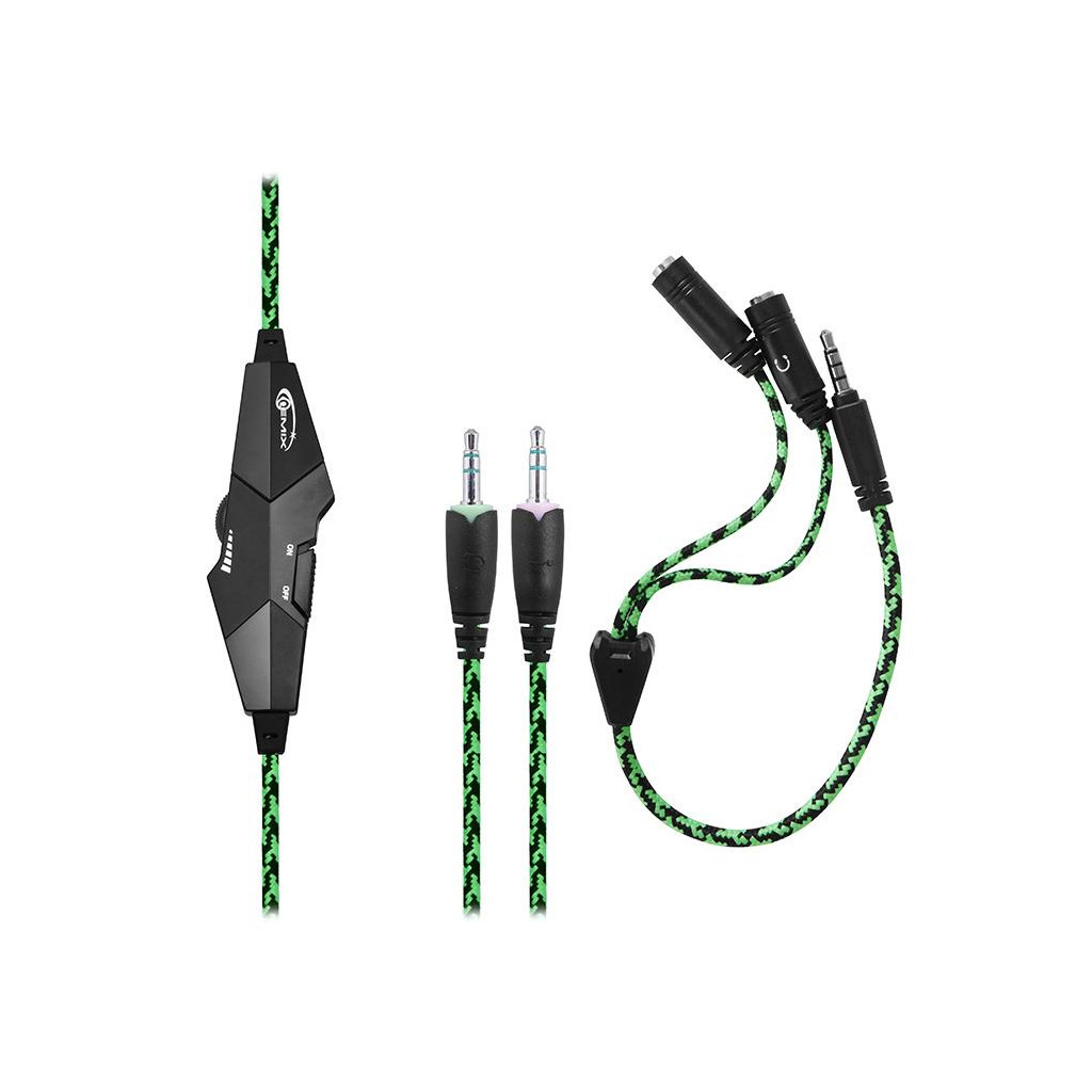 Навушники Gemix X-350 black-green - зображення 4
