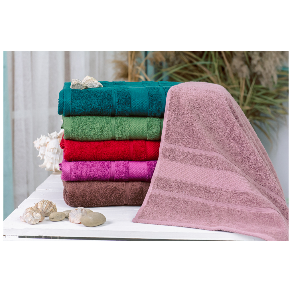 Рушник MirSon набір банний 5023 SoftNes Darkness 50x90 см 6 шт (2200003181005) - зображення 2