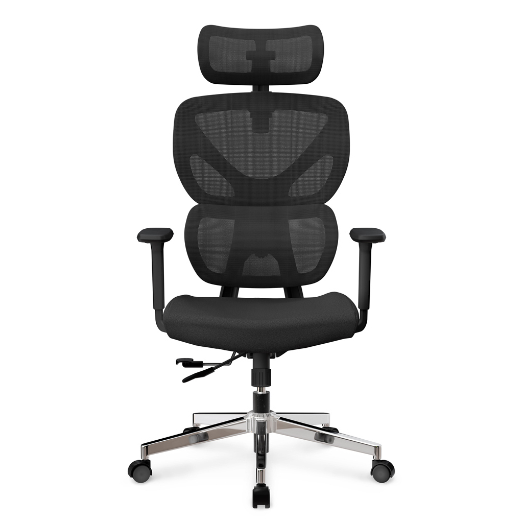 Офісне крісло Mealux D1 Air Fabric Black (HF-D1 F/B) - зображення 2