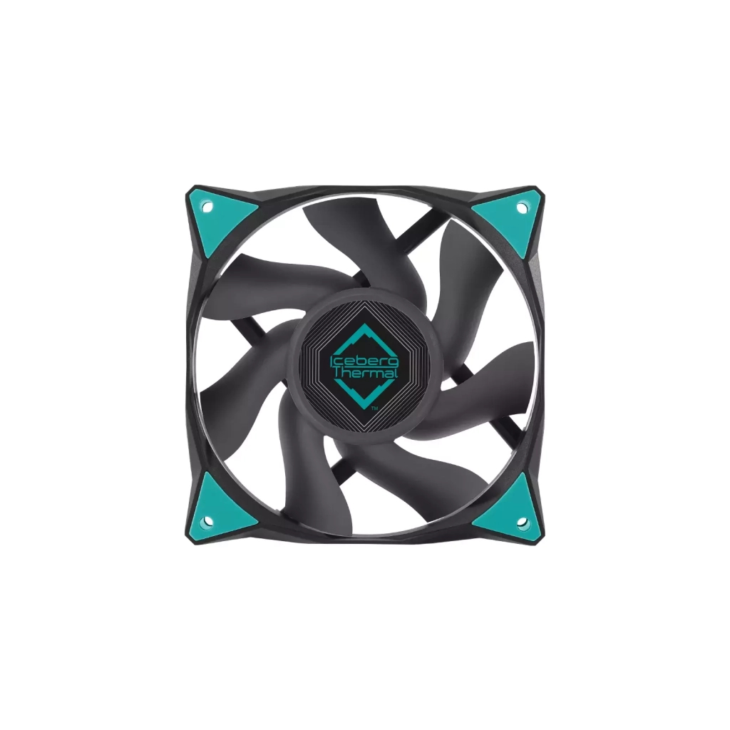 Кулер до корпусу Iceberg Group IceGALE Xtra - 120mm Black (ICEGALE12D-C0A) - зображення 1