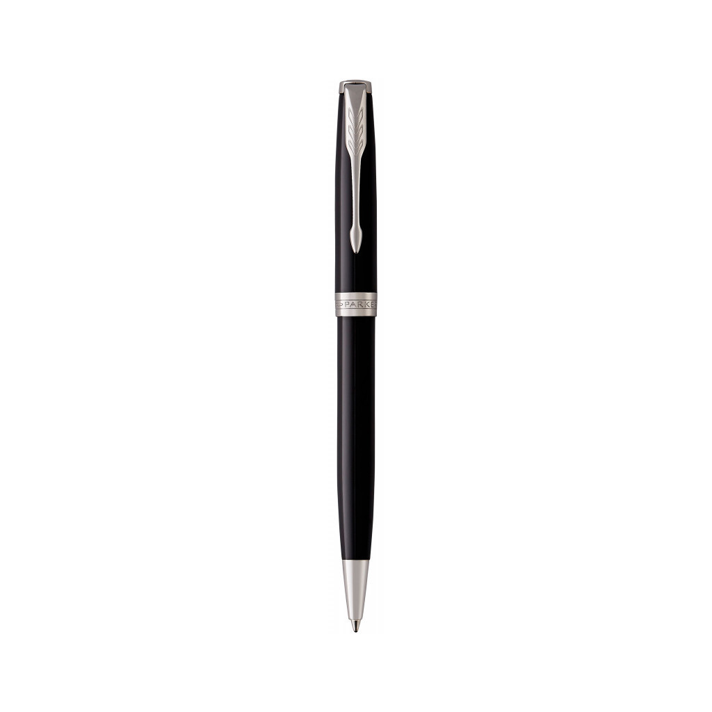 Ручка кулькова Parker SONNET 17 Black Lacquer CT BP (86 132) - зображення 1
