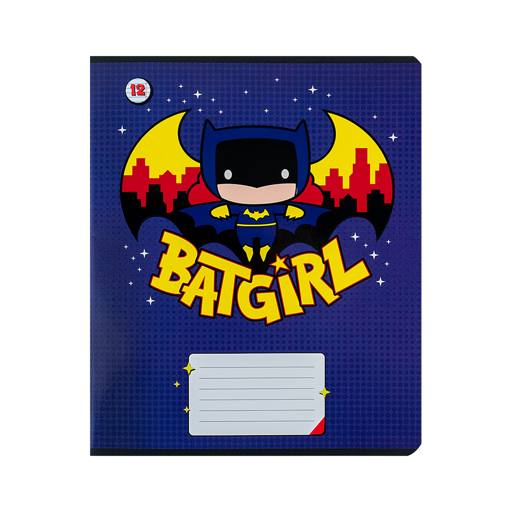 Зошит Kite DC Comics 12 аркушів, лінія (DC24-234) - зображення 10