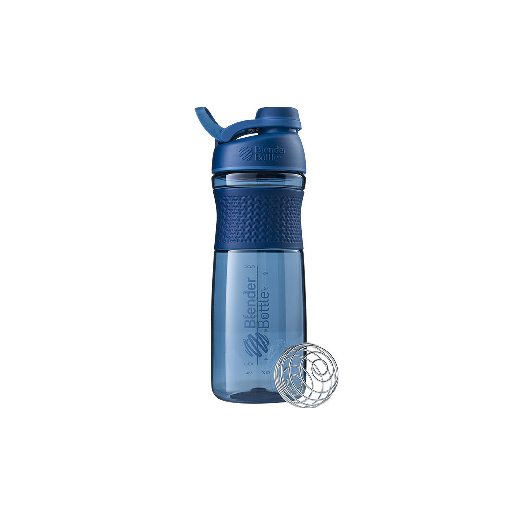 Шейкер спортивний BlenderBottle SportMixer Twist 28oz/820ml Navy (Twist 28oz Navy) - зображення 6