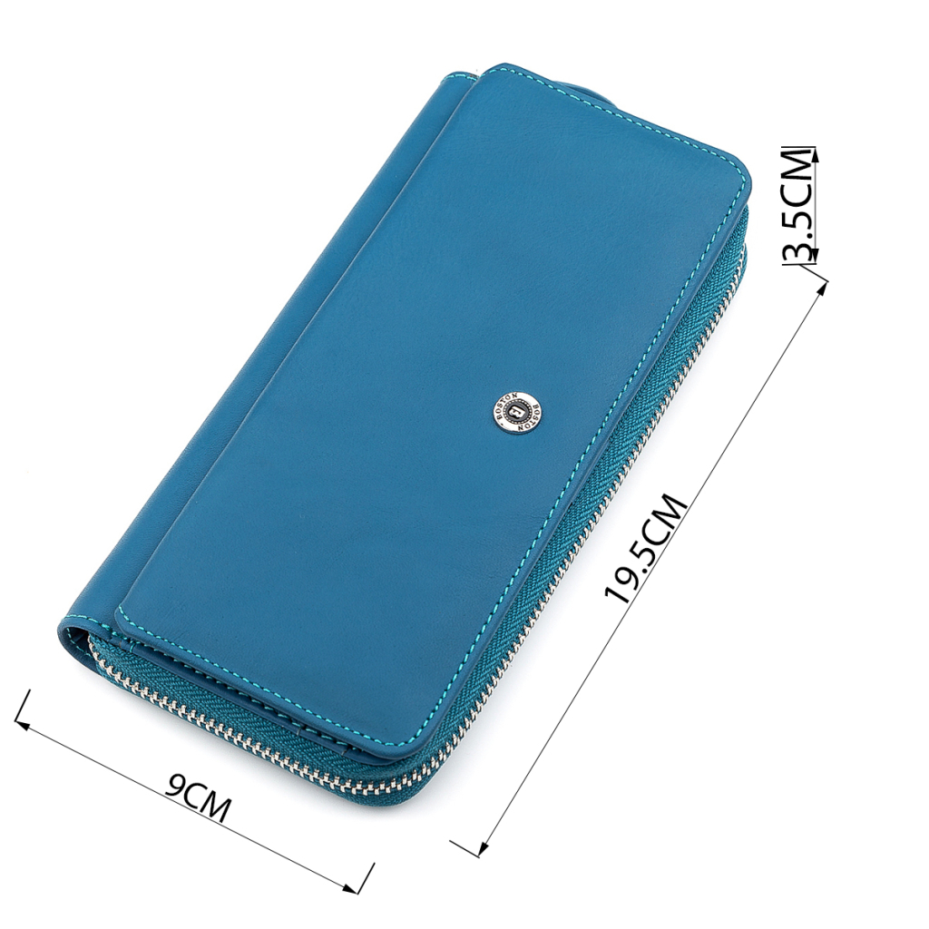 Гаманець Boston Блакитний (18479) - зображення 3