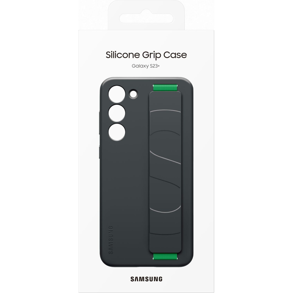 Чохол до мобільного телефона Samsung Galaxy S23 Plus Silicone Grip Case Black (EF-GS916TBEGRU) - зображення 5