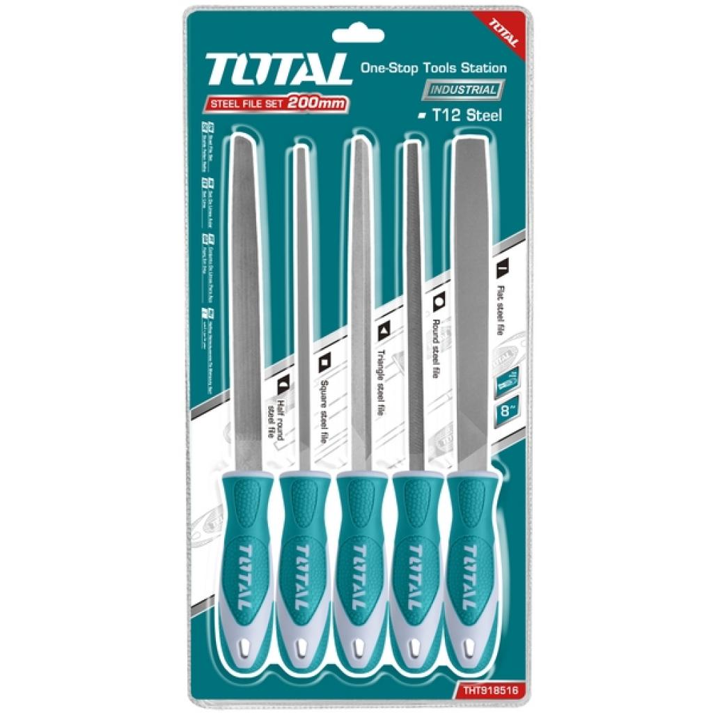 Напилок Total THT918516 напильников по дереву, 200мм, 5шт. (THT918516) - зображення 1