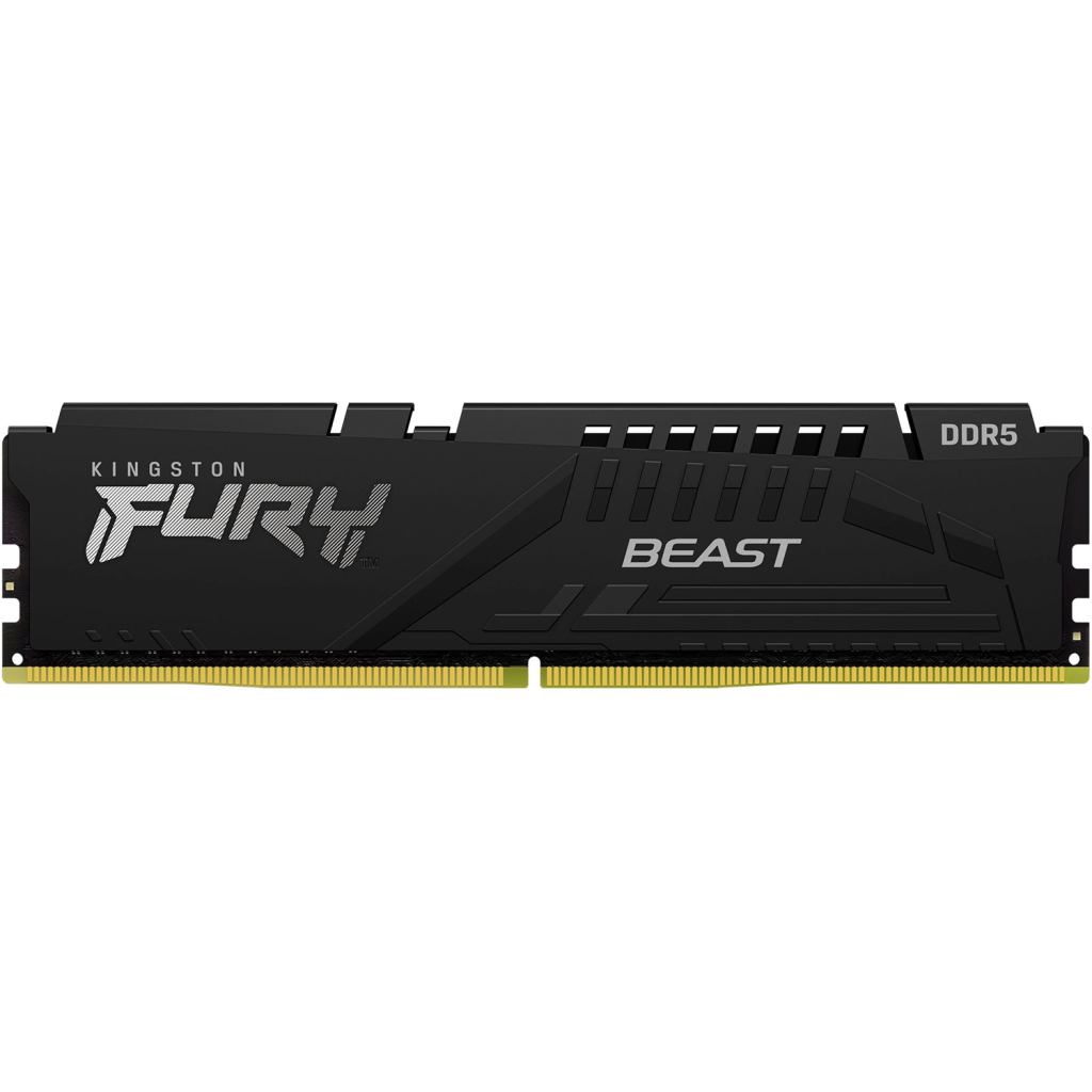 Модуль пам'яті для комп'ютера DDR5 16GB 5600 MHz Beast Black Kingston Fury (ex.HyperX) (KF556C40BB-16) - зображення 1