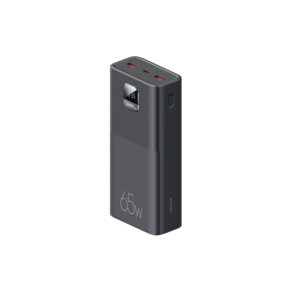 Батарея універсальна Usams PB68 30000mAh PD/3.0/65W, QC/3.0, Black (ATXLOGTC01) - зображення 1