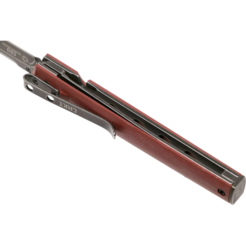 Ніж CRKT CEO Burgundy D2 (7096BKD2) - зображення 6