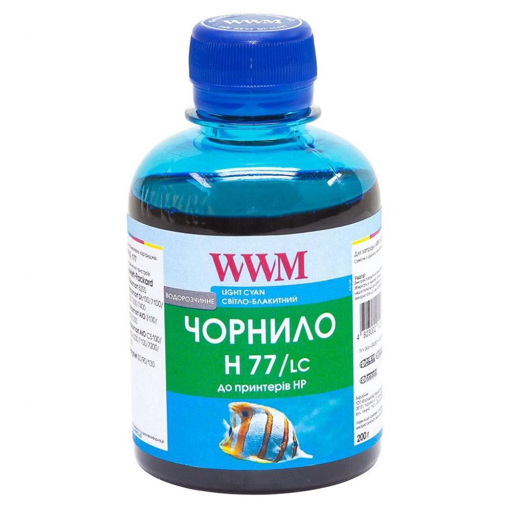 Чорнило WWM HP №177 85 Light Cyan (H77/LC) - зображення 1