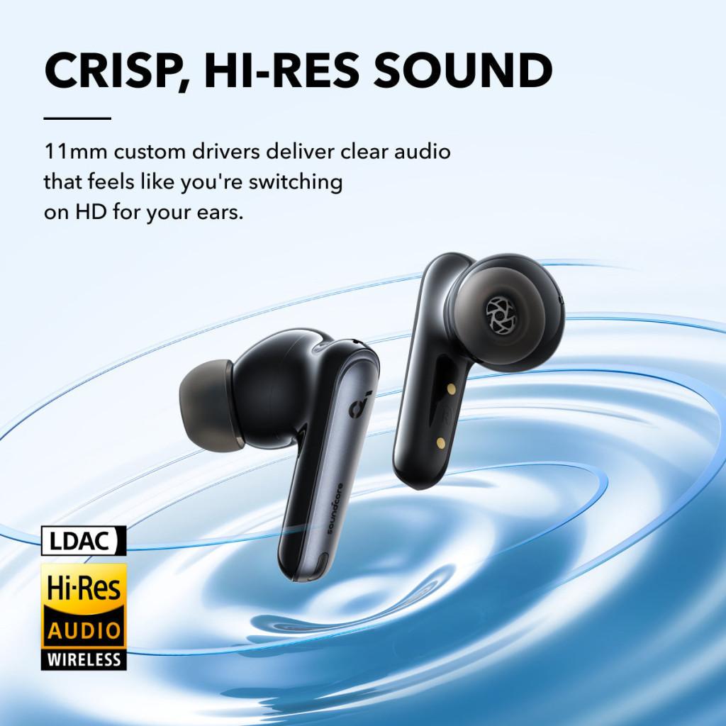 Навушники Anker SoundСore Liberty 4 NC Velvet Black (A3947G11) - зображення 5