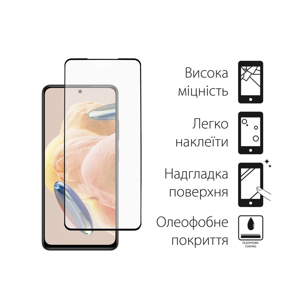 Скло захисне Dengos Xiaomi Redmi Note 12 Pro 2шт. (DG-TG2P-29) - зображення 2