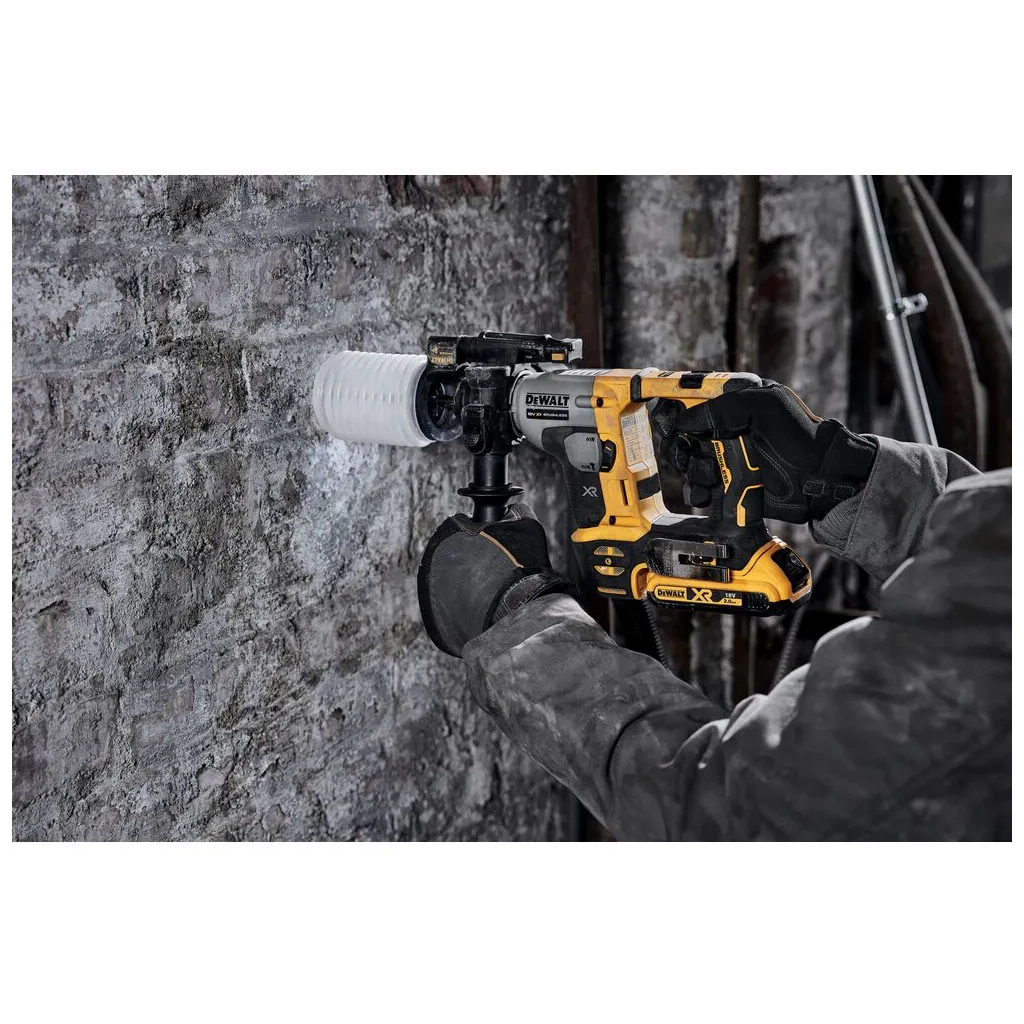 Перфоратор DeWALT SDS PLUS, 18V, 1.4 Дж, 2 режими (без АКБ та ЗУ) (DCH172N) - зображення 7