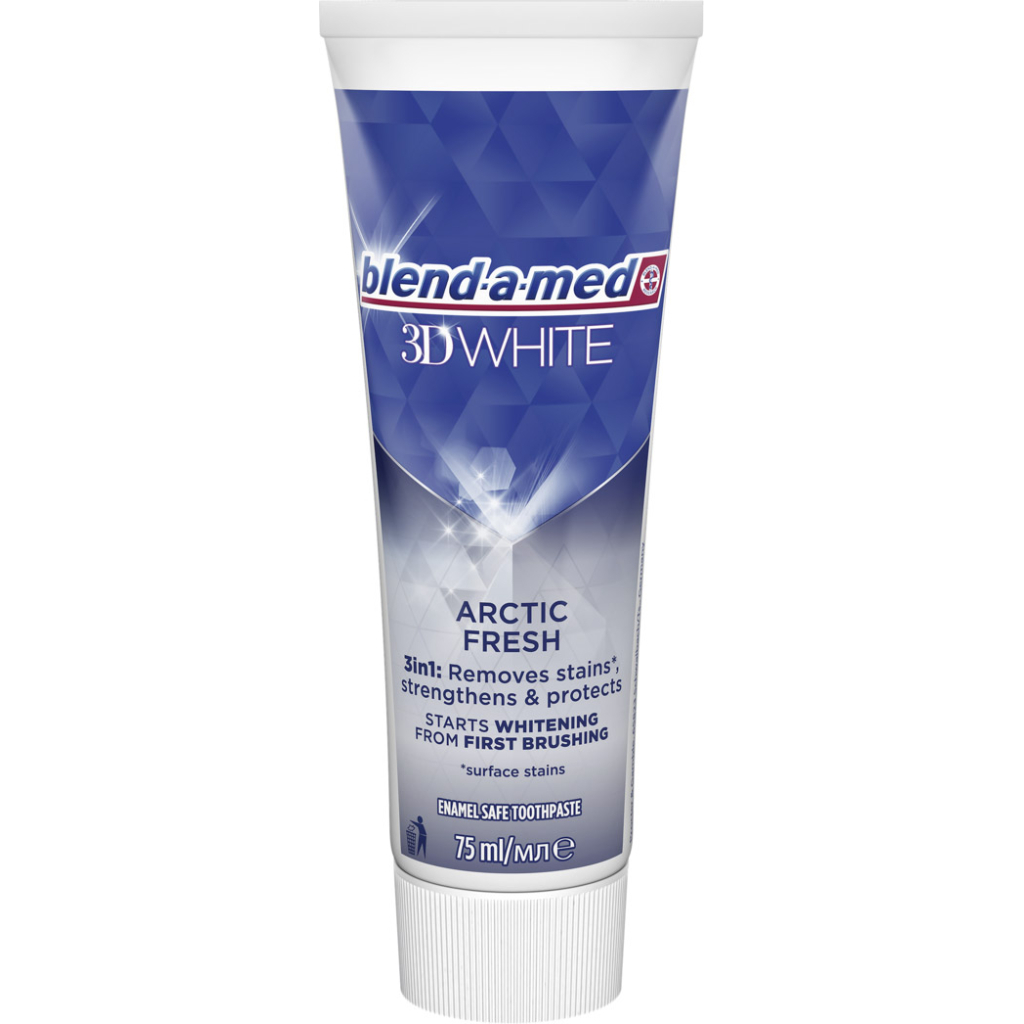Зубна паста Blend-a-med 3D White Арктична свіжість 75 мл (8006540793039) - зображення 3