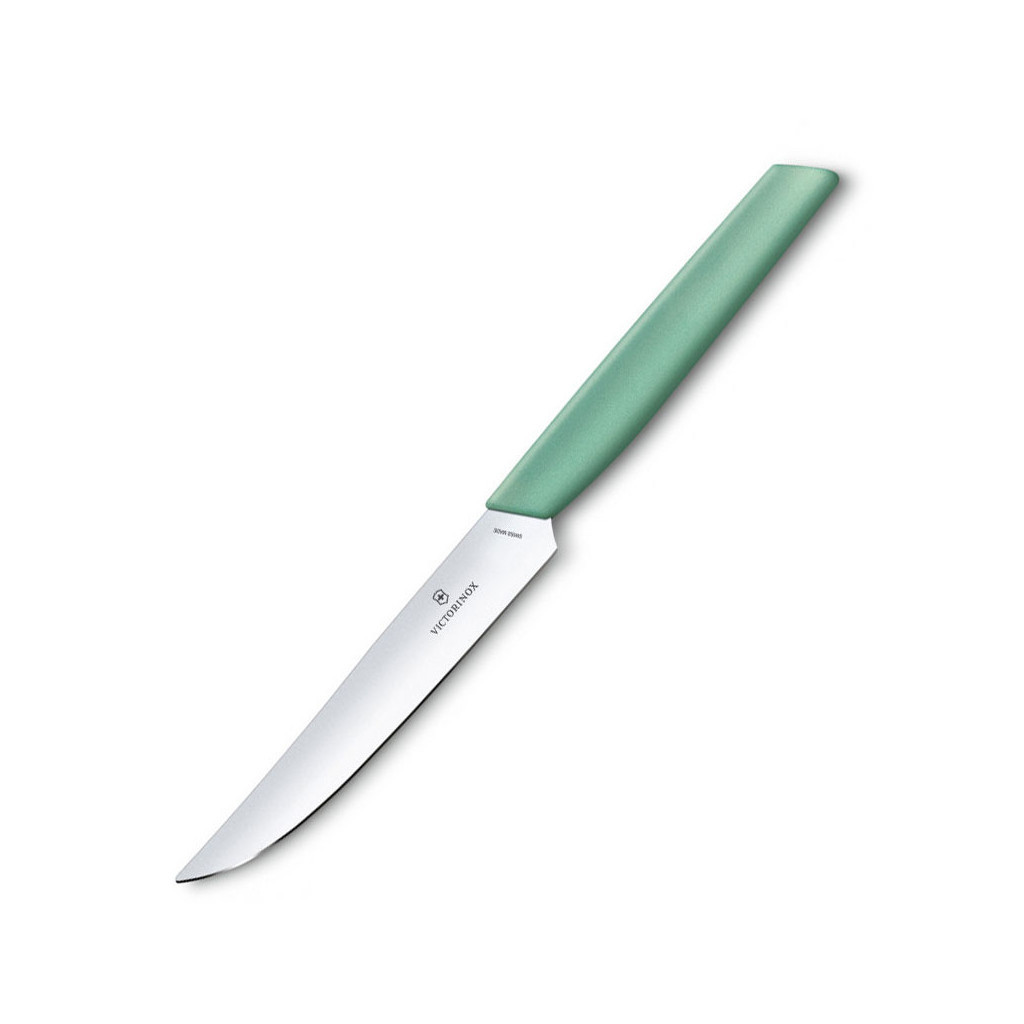 Кухонний ніж Victorinox Swiss Modern Steak 12 см М'ятний (6.9006.1241) - зображення 2