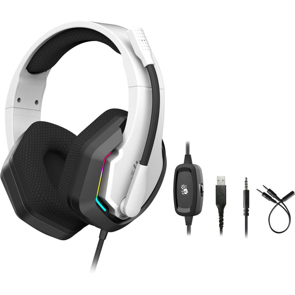 Навушники A4Tech Bloody G260p White (4711421996716) - зображення 7