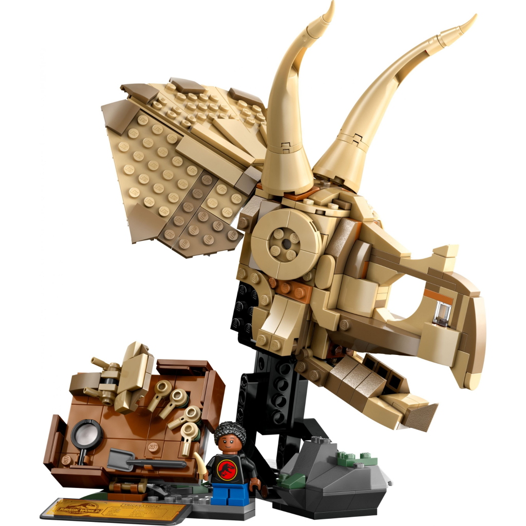 Конструктор LEGO Jurassic World Скам''янілості динозаврів: череп трицератопса (76969) - зображення 2