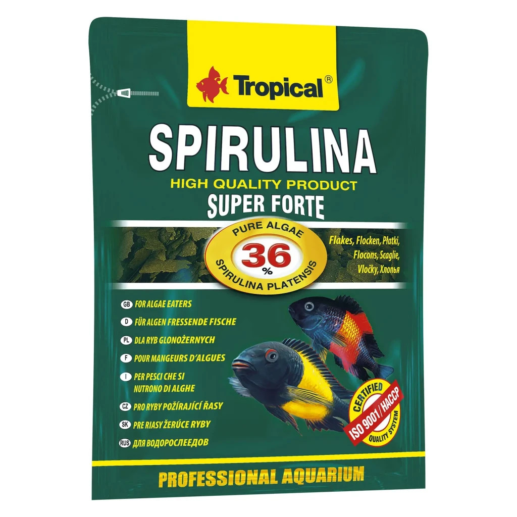 Корм для риб Tropical Super Spirulina Forte у пластівцях 60 мл (5900469703113) - изображение 1
