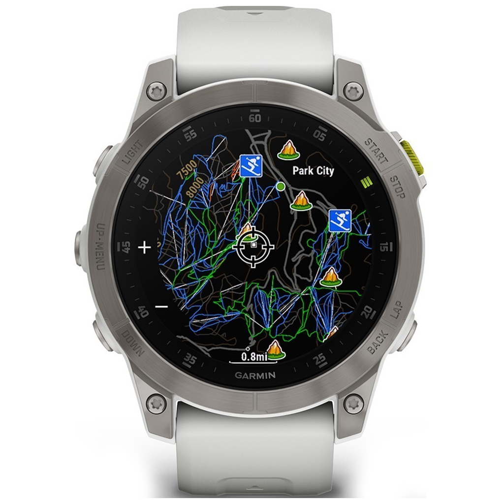 Смарт-годинник Garmin EPIX gen 2, Sapphire,White,Titanium, GPS (010-02582-21) - зображення 5