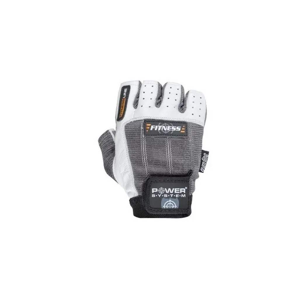 Рукавички для фітнесу Power System Fitness PS-2300 Grey/White M (PS-2300_M_Grey-White) - зображення 3