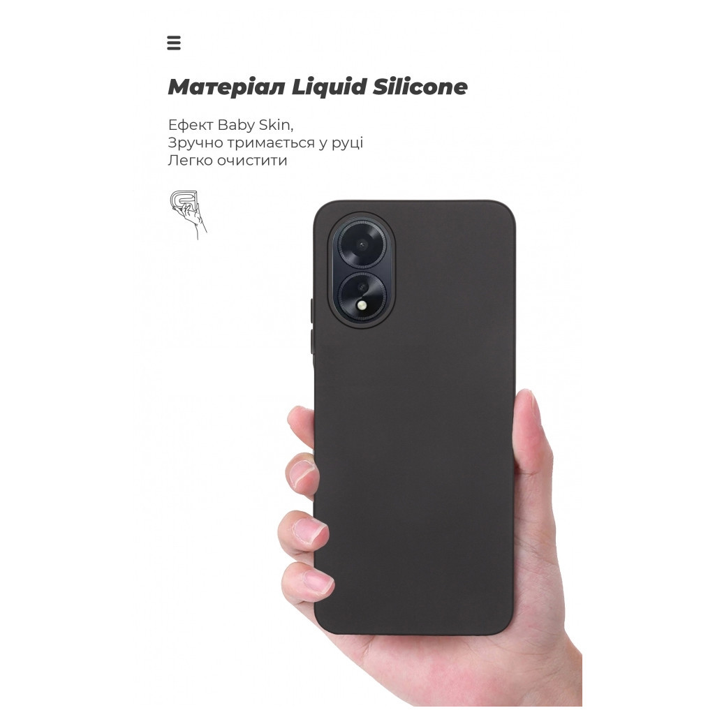 Чохол до мобільного телефона Armorstandart ICON Case OPPO A18 4G / A38 4G Black (ARM71030) - зображення 7