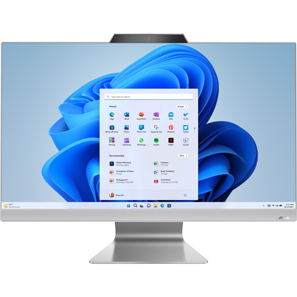 Комп'ютер ASUS M3702WFAK-WA0310 AiO / Ryzen5 7520U, 16, 512, KM (90PT03M1-M00AL0) - зображення 1