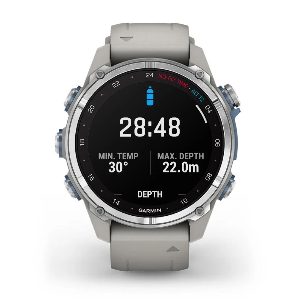 Смарт-годинник Garmin Descent Mk3, 43mm, Passvtd Steel/Fog Gry, Dive Computer, GPS дайвінг комп'ютер (010-02753-04) - зображення 10