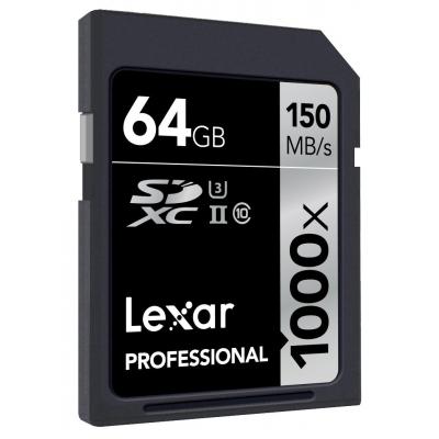 Карта пам'яті Lexar 64GB SDXC class 10 UHS-II U3 4K (LSD64GCRBEU1000) - зображення 2
