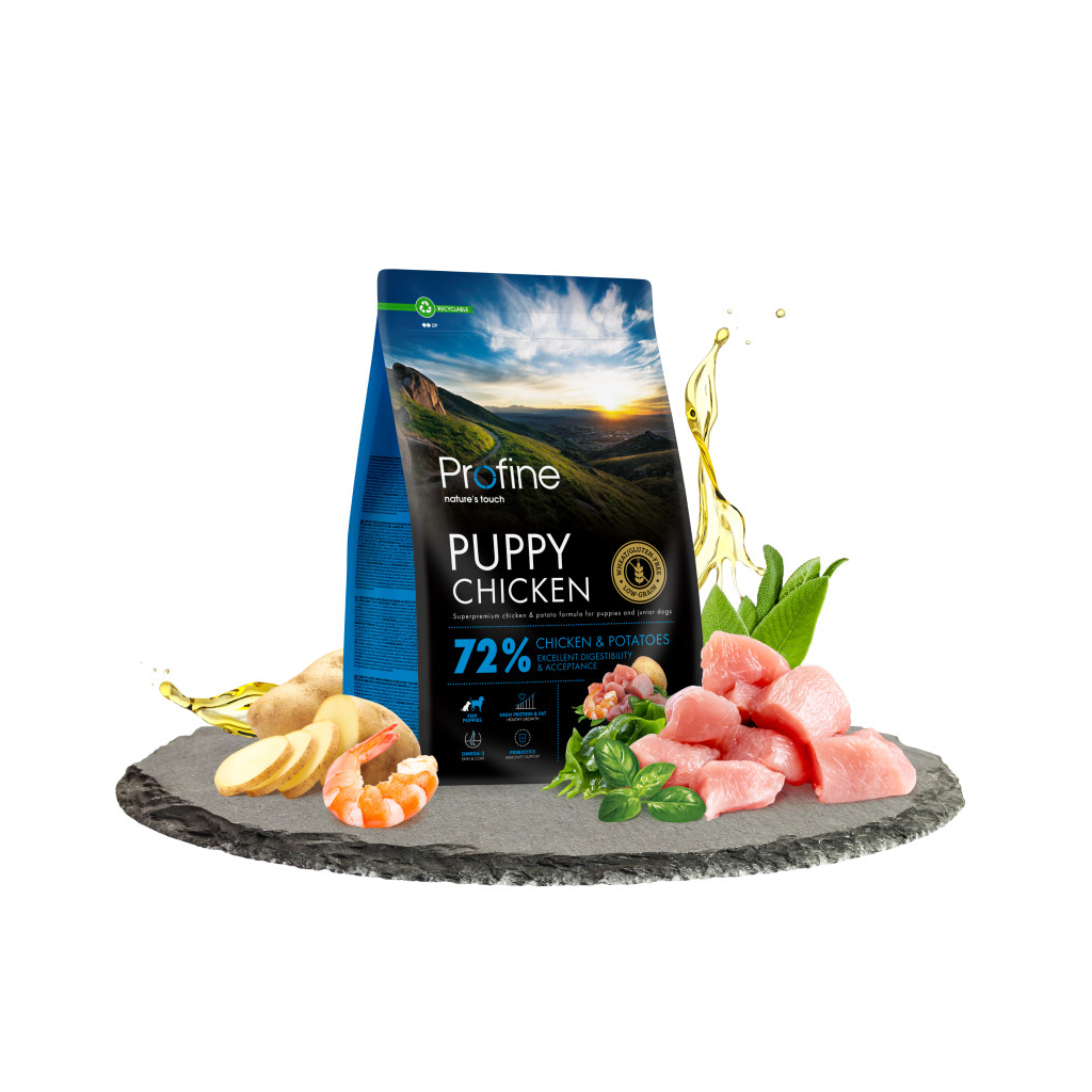 Сухий корм для собак Profine Puppy Chicken and Potatoes для цуценят та юніорів всіх порід 3 кг (8595602569946) - зображення 2