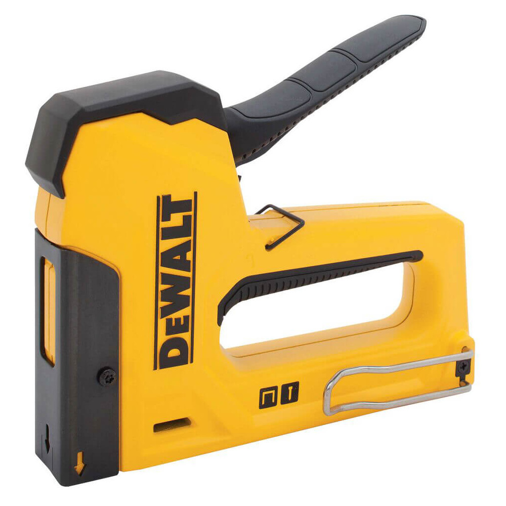 Степлер будівельний DeWALT Heavy Duty для скоб типу "G" 6-14мм, цвяхів типу "J" 12, 15мм. (DWHTTR350-0) - зображення 3