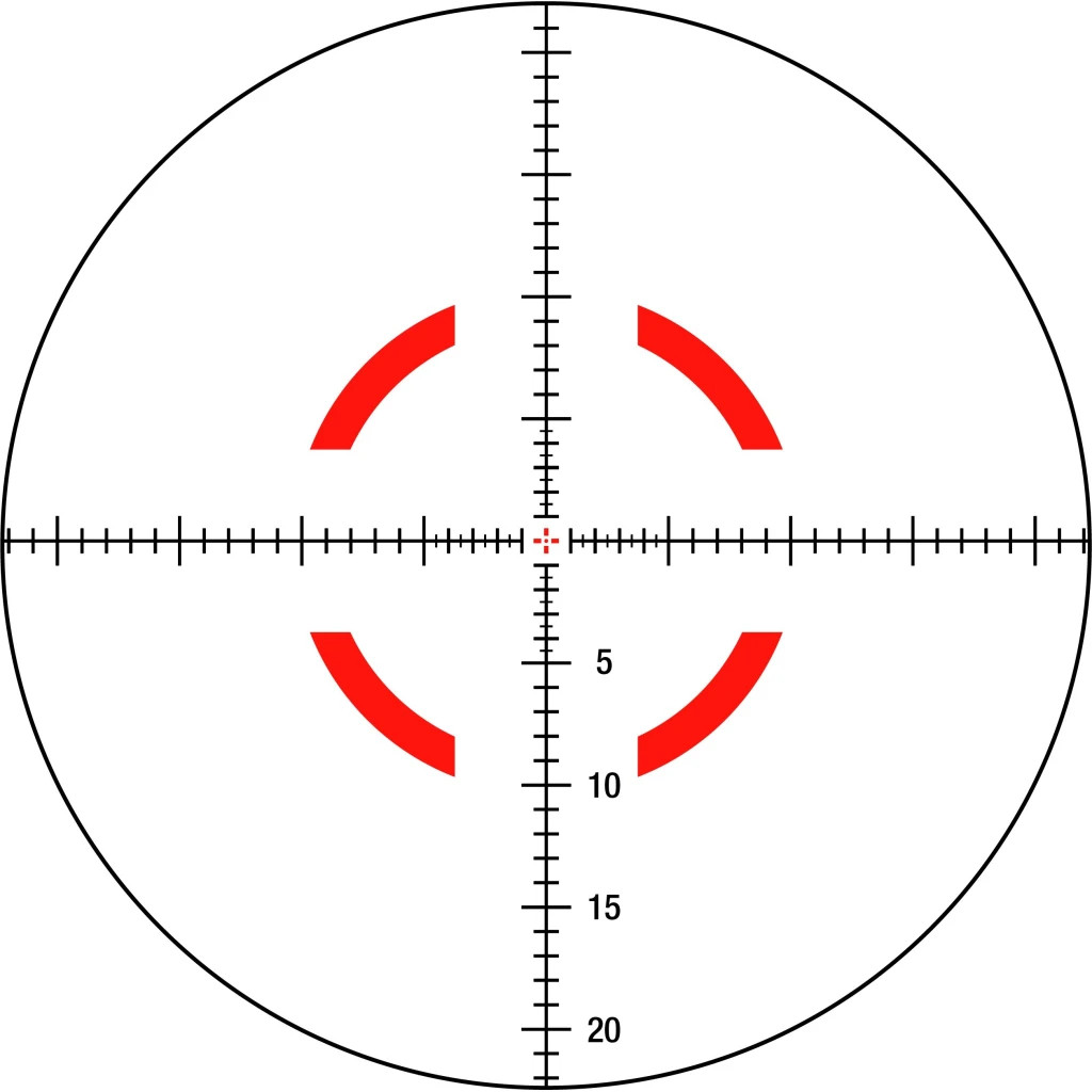 Оптичний приціл Trijicon VCOG 1-8x28 Red MRAD Crosshair (VC18-C-2400004) - изображение 9