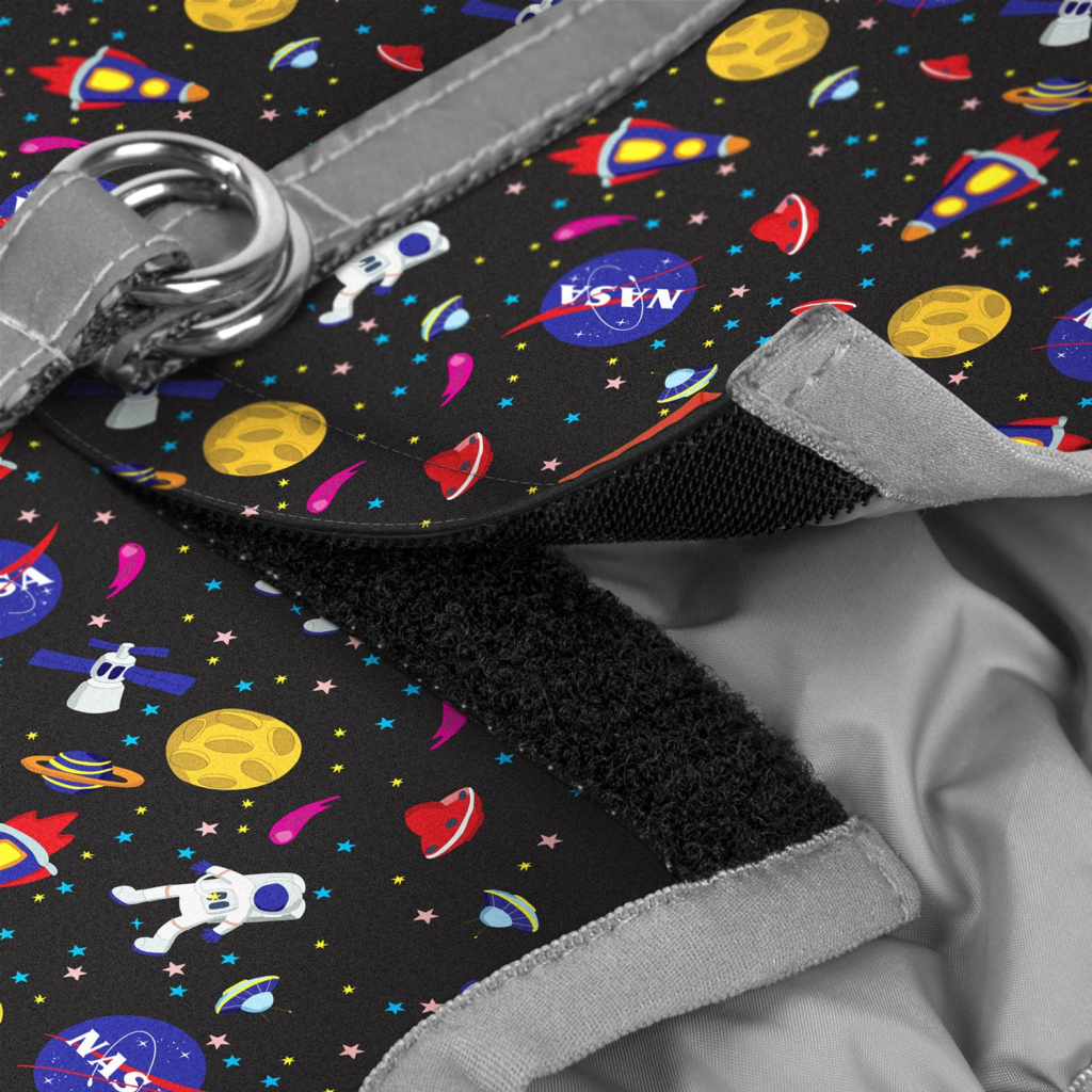 Шлея для собак WAUDOG Clothes з QR паспортом "NASA" XS4 (2917) - зображення 3