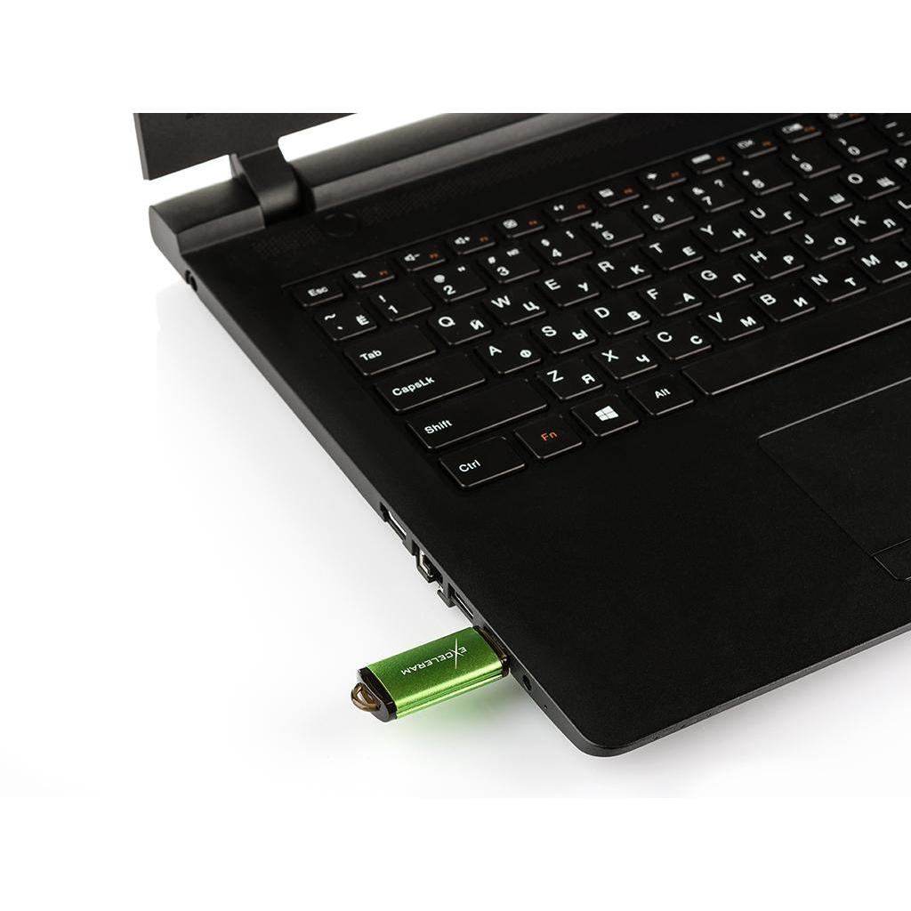 USB флеш накопичувач eXceleram 128GB A3 Series Green USB 3.1 Gen 1 (EXA3U3GR128) - зображення 7