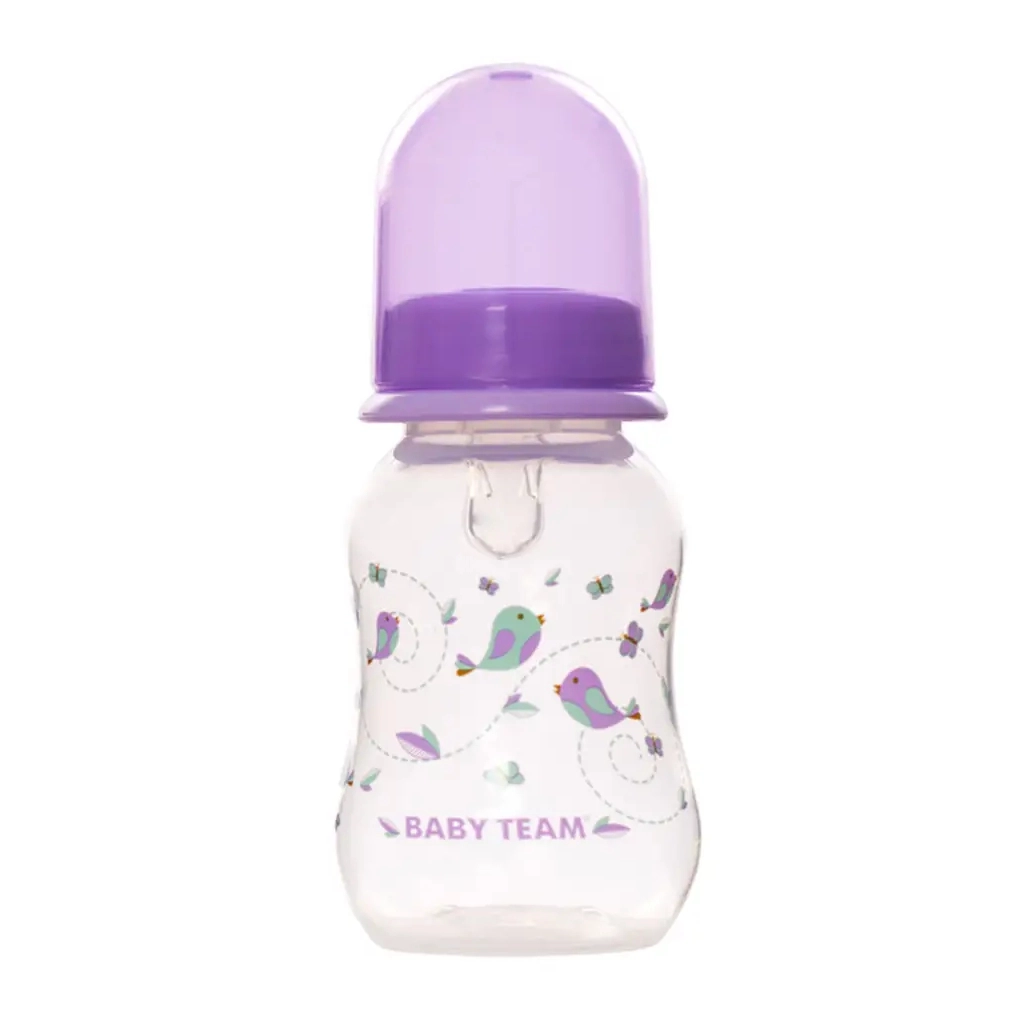 Пляшечка для годування Baby Team З силіконовою соскою 125 мл (4824428011112) - зображення 2