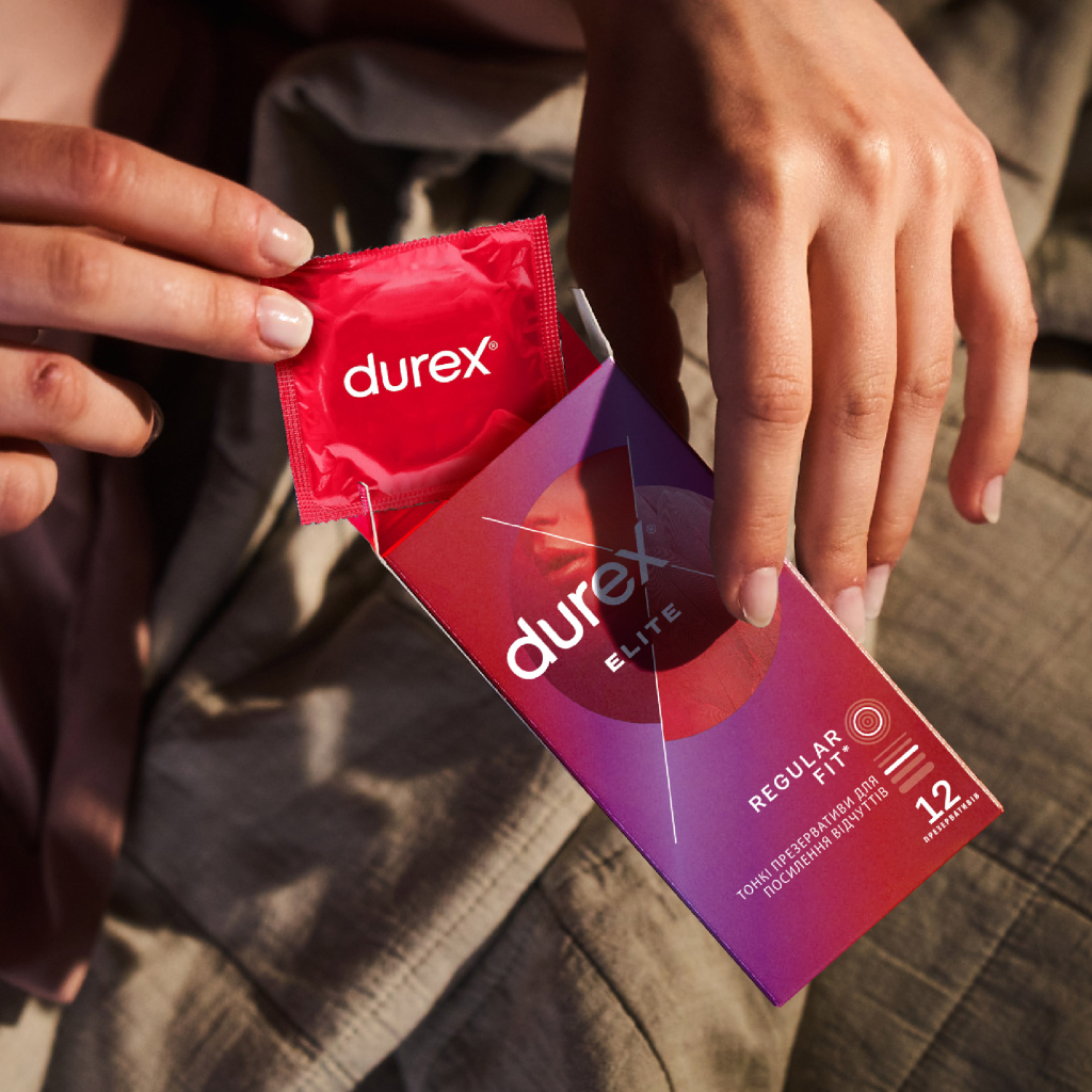 Презервативи Durex Elite латексні з силіконовою змазкою (тонкі) 12 шт. (5010232954229) - зображення 6