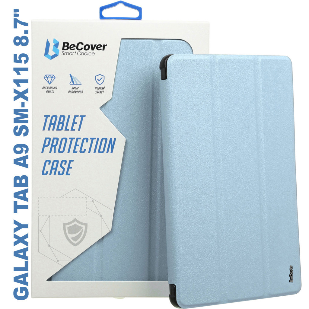 Чохол до планшета BeCover Soft Edge stylus holder Samsung Tab A9 SM-X115 8.7" Light Blue (710358) - зображення 1