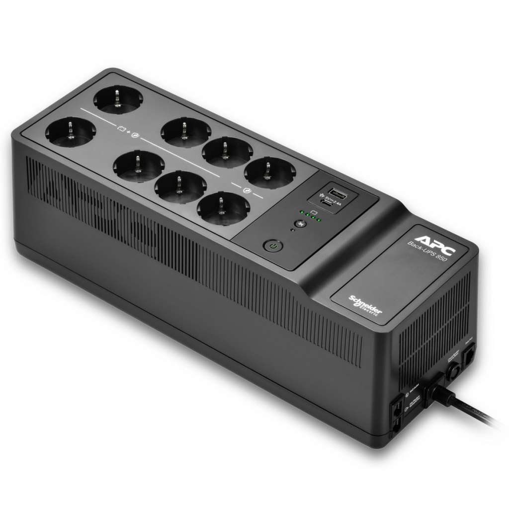 Пристрій безперебійного живлення APC Back-UPS 850VA, 520W (BE850G2-GR) - зображення 1