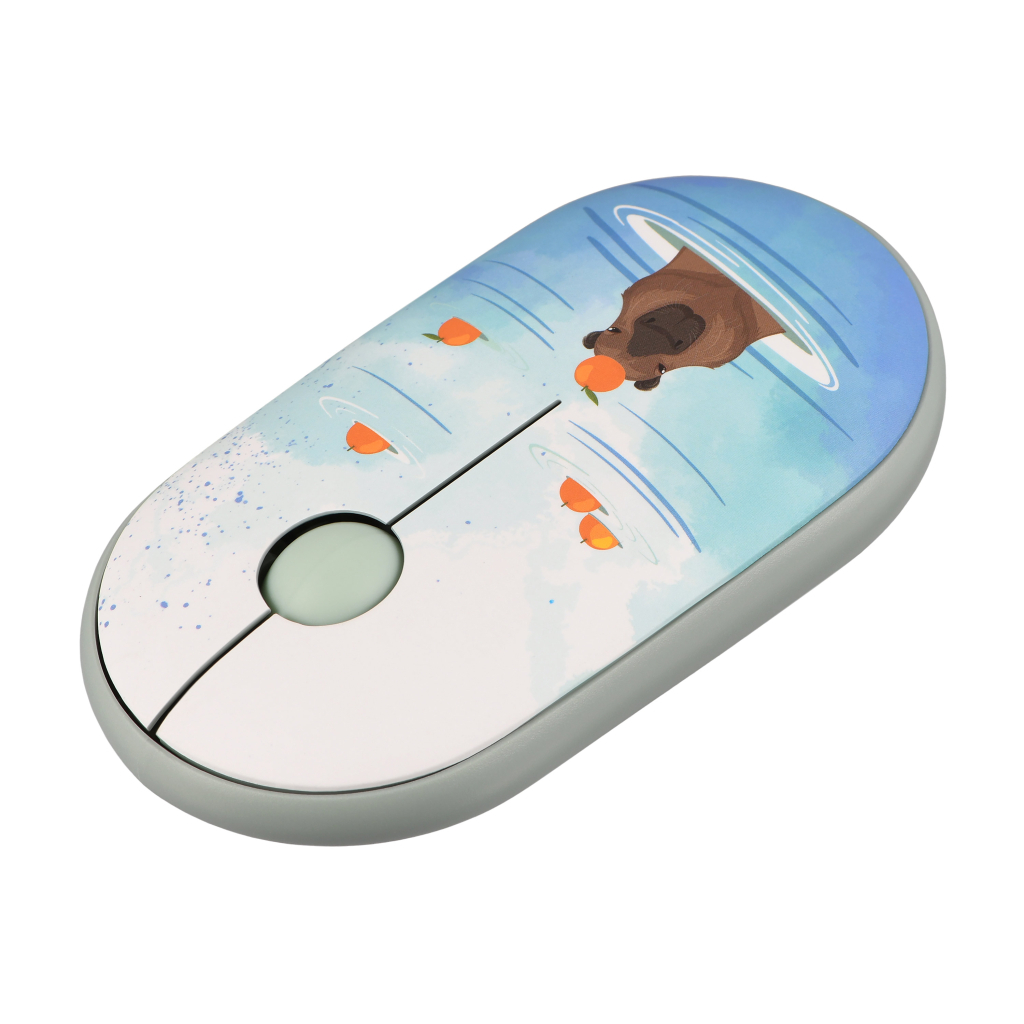 Мишка 2E MF300 CAPYBARATANGERINE Silent Wireless/Bluetooth Green (2E-MF300WCAPIBARAGN) - зображення 5