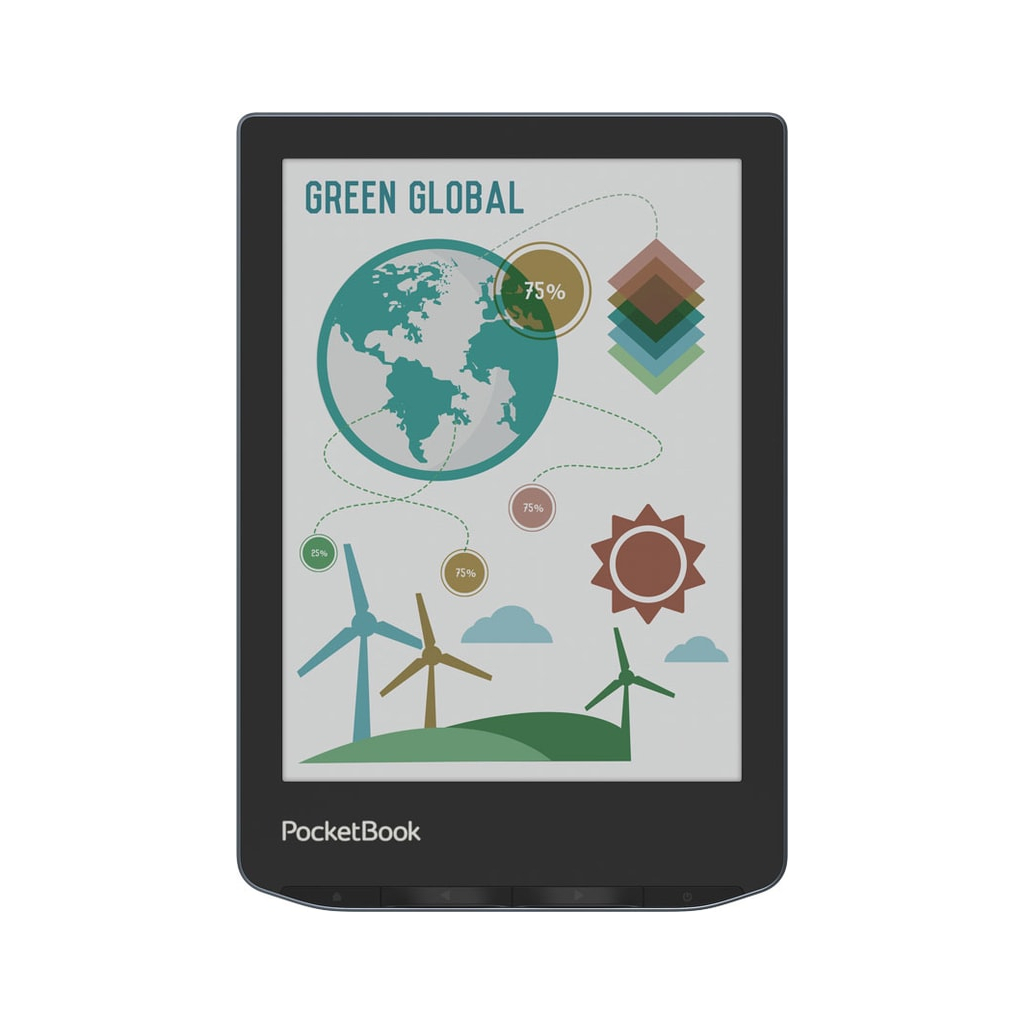 Електронна книга Pocketbook 634K3 Verse Pro Color, StormySea (PB634K3-1-CIS) - зображення 2