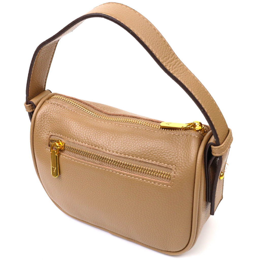 Сумка Vintage З натуральної шкіри Бежева (22128) - зображення 2