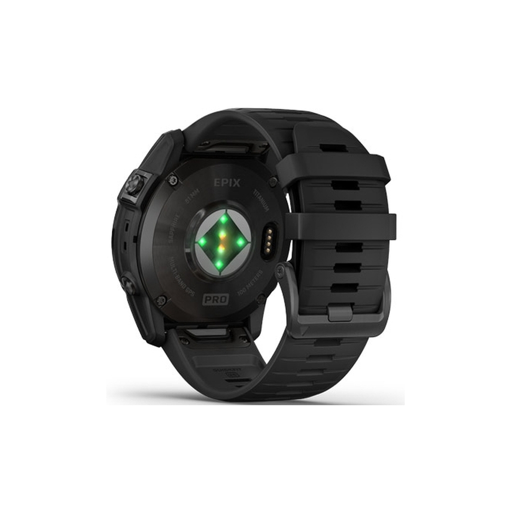 Смарт-годинник Garmin EPIX PRO (g2), 51, Saph, CarbonGray DLC Ti, Black, GPS (010-02804-01) - зображення 6