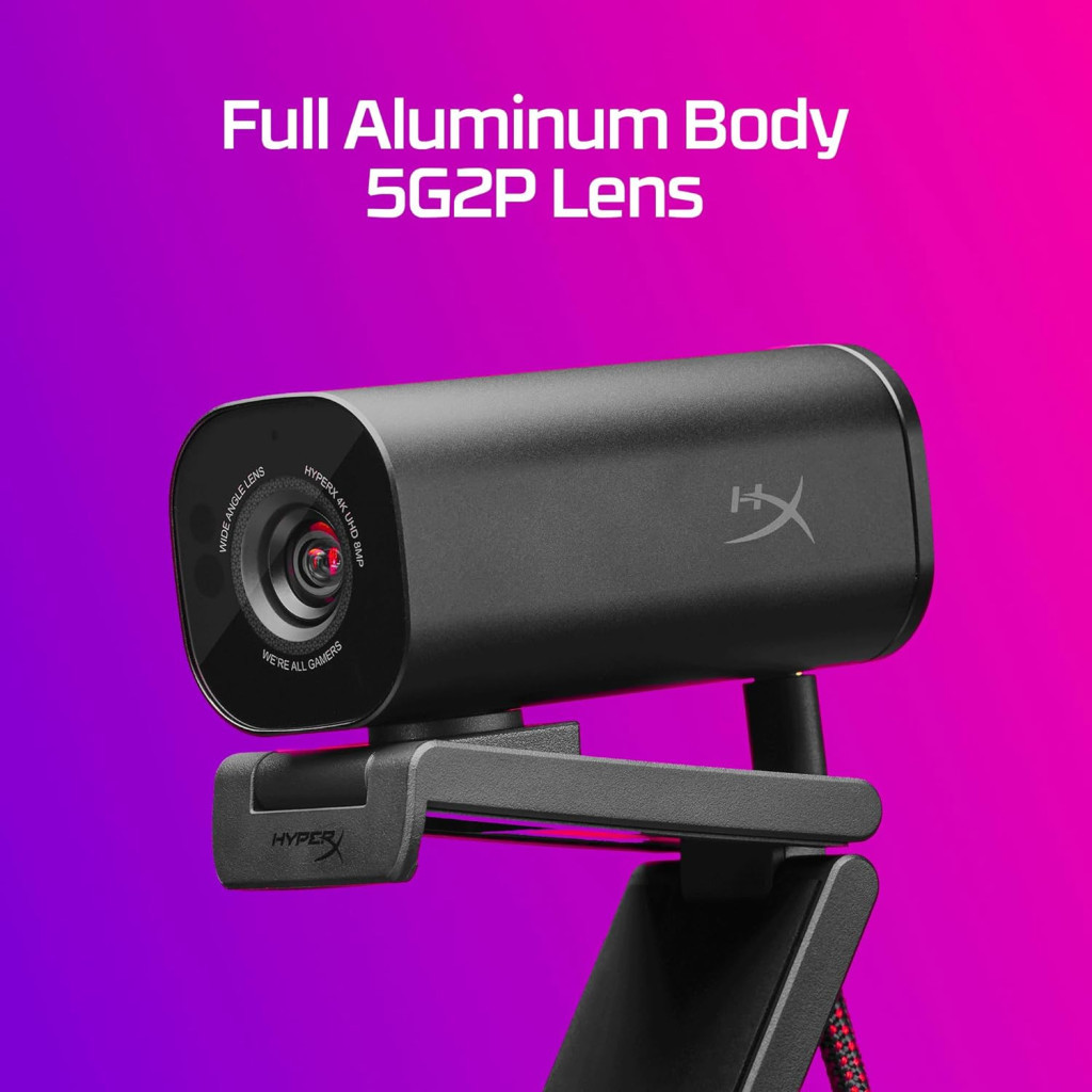 Веб-камера HyperX Vision S 4K Black (75X30AA) - изображение 12