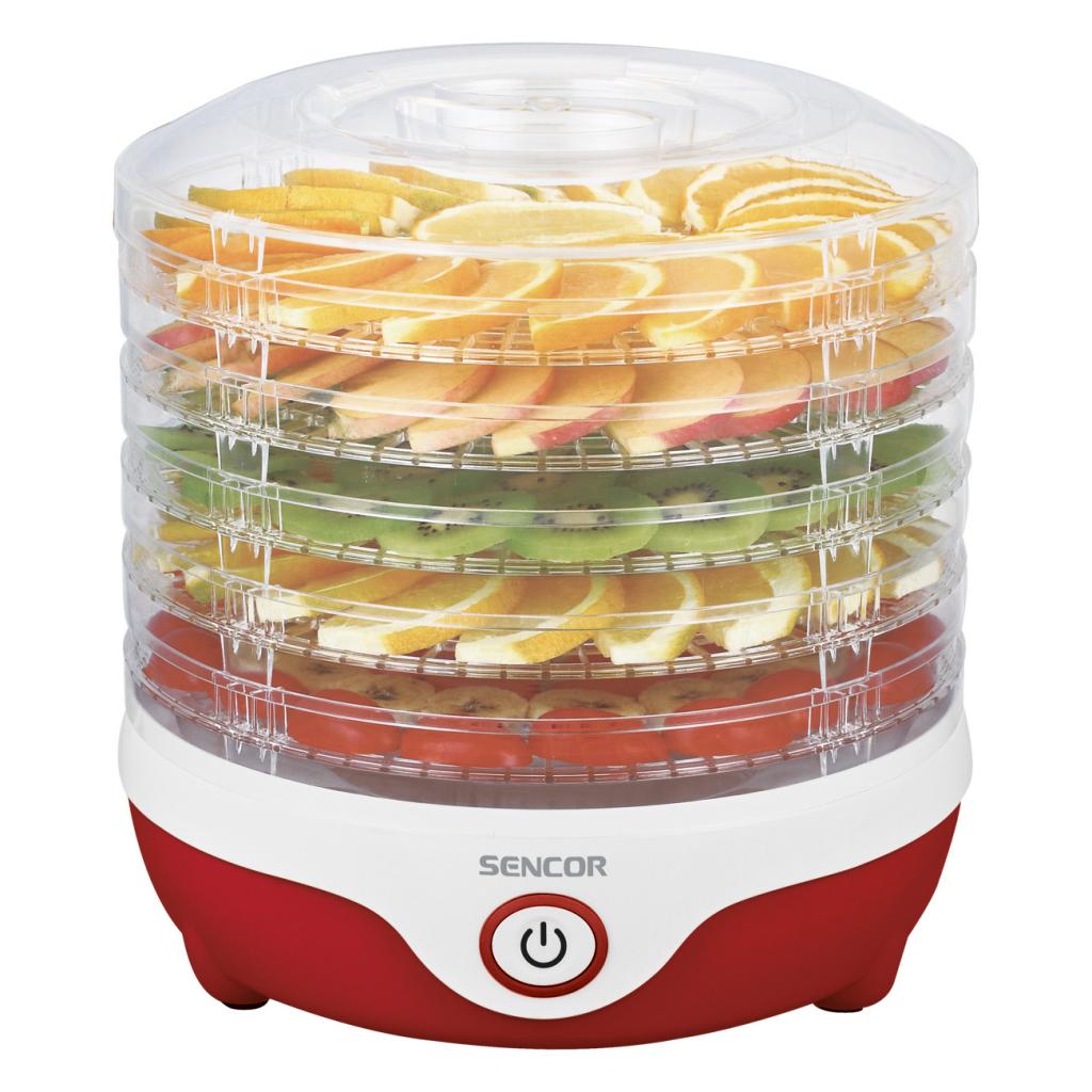 Сушка для овочів та фруктів Sencor SFD 742 RD (SFD742RD) - зображення 2