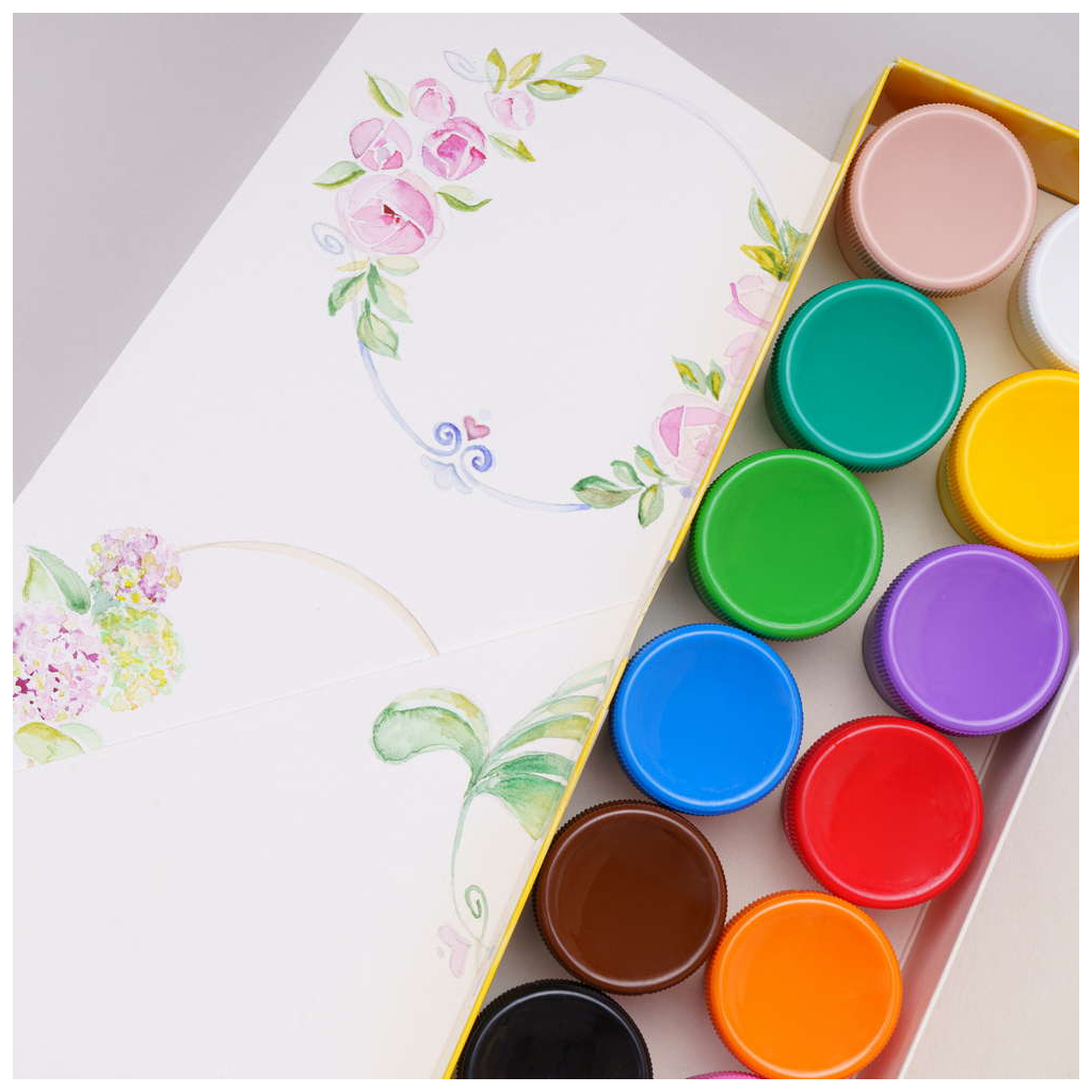 Гуашеві фарби Школярик 12 кольорів (83414901-UA) - зображення 4